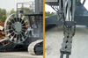 Electric cable reel for scrap handling 