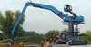 Electric cable reel for scrap handling 